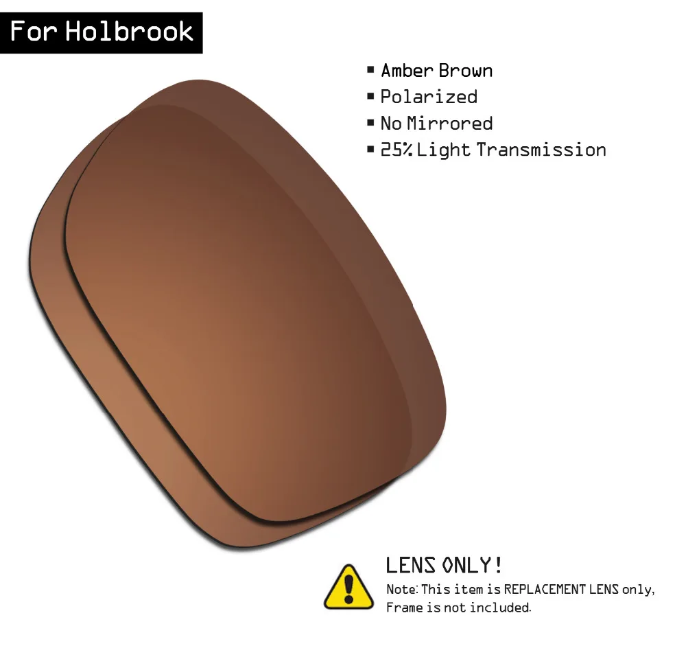 Поляризованные солнцезащитные очки SmartVLT Сменные линзы для Oakley Holbrook янтарно