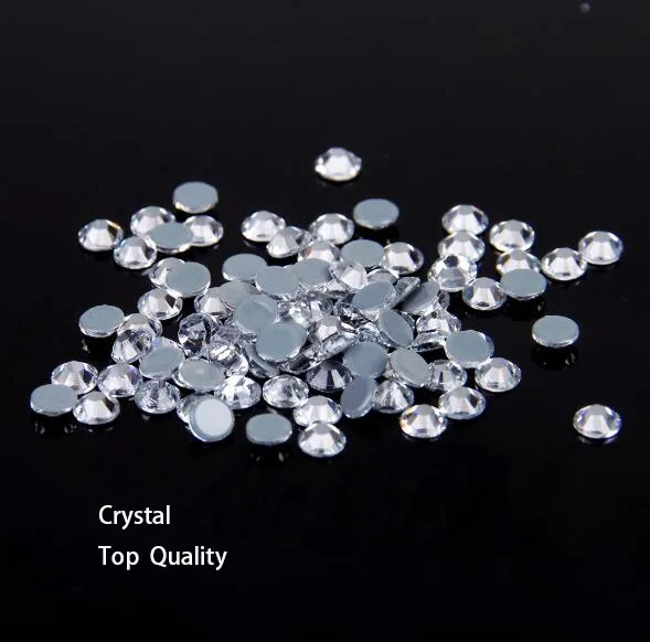 Украшения ногтей AAA высокое качество кристалл Стекло кристаллы SS20-SS50 исправлений стразы для одежды Одежда Аксессуары