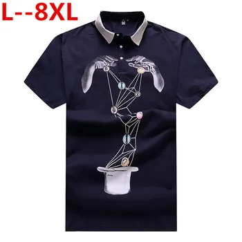 

10XL 8XL 6XL Fashion Personality Men's Tees Summer Casual slim fit Short Sleeve T Shirt Top mens t shirts New camiseta masculina