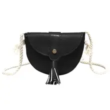 Винтажная мини-сумка на плечо с кисточками на шнурке, сумка для мобильного телефона, кошелек для монет, Простая Дорожная сумка для хранения мелких предметов