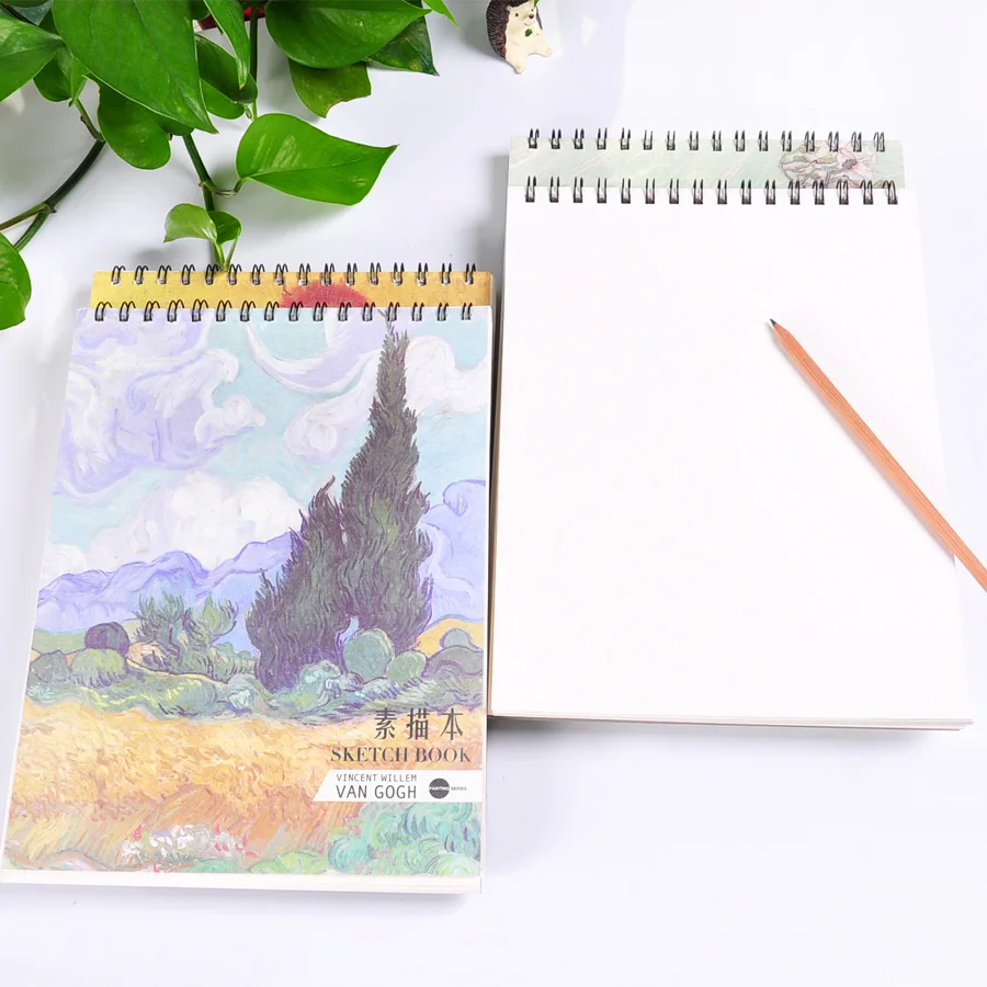 YOOFUN Van Gogh серия рисования скетчбук A4 пустые скетчбуки Рисование спираль 1 шт. |