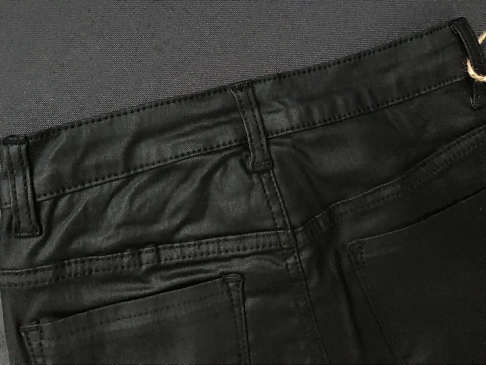 Джинсы из искусственной кожи с высокой талией, женские Модные Черные Эластичные Обтягивающие джинсы с эффектом пуш-ап, узкие брюки