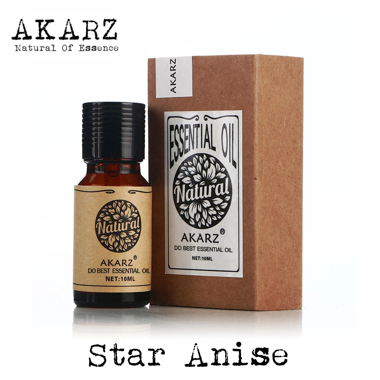 Star anise эфирное масло AKARZ натуральный жирности Косметика лампы в форме свечи мыло ароматы рукоделие своими руками одоранта сырье Star anise масло