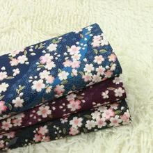 Половина двор мягкий бриз свинка тонкая хлопковая ткань с цветочным узором ручной работы DIY швейное изделие для сумки ткань хлопок B104
