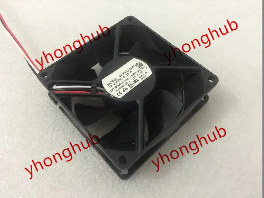 

NMB-MAT 3110KL-04W-B59 S00 DC 12V 0.30A 80x80x25mm Server Cooling Fan