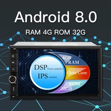 

7" 2din Android 8.0/8.1 4G Wifi Head Unit Radio Audio GPS Car Multimedia Player For Nissan