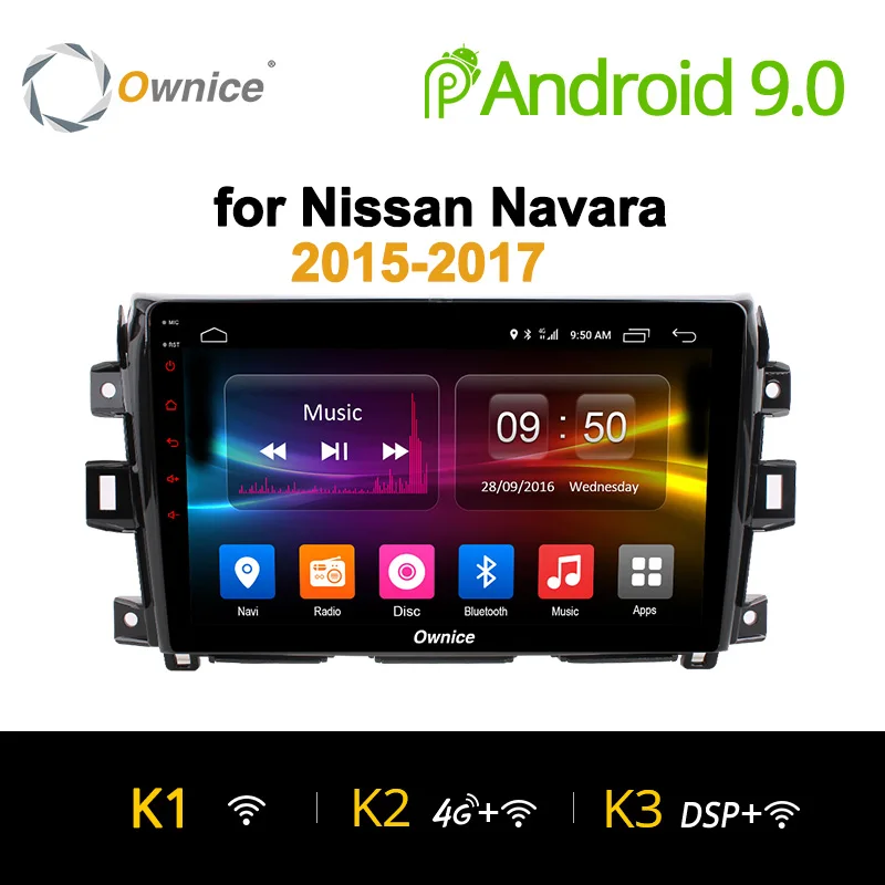 

Ownice K1 K2 K3 10.1" Car GPS DVD Player Radio Android 9.0 Octa Core For Navara 2015 - 2017 Car Audio Head unit Sat Navi 32G