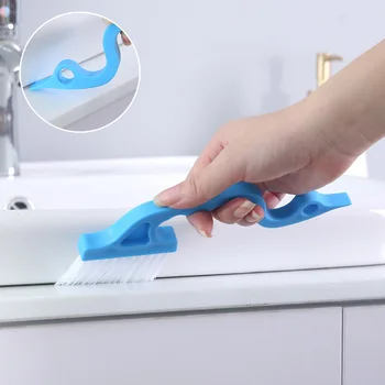 

1pc Window Cleaning Brush Groove Gap Track Nook Cranny Household Keyboard Home Kitchen Folding Brush Cleaning tools