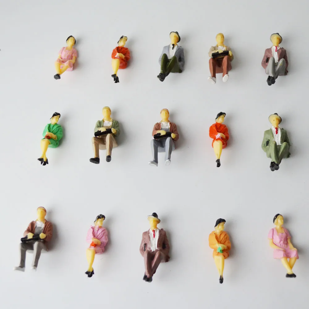 seated 1-30 architecture model Building Layout Model People 