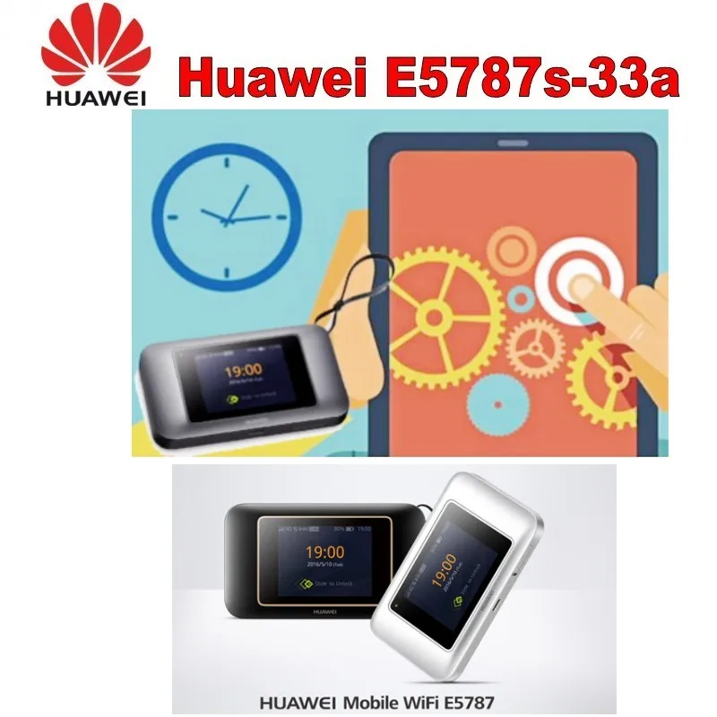 Используется разблокированный huawei E5787 E5787s-33a 4G беспроводной маршрутизатор Lte Cat6 мобильный WiFi точка доступа Карманный 300Mbs модем