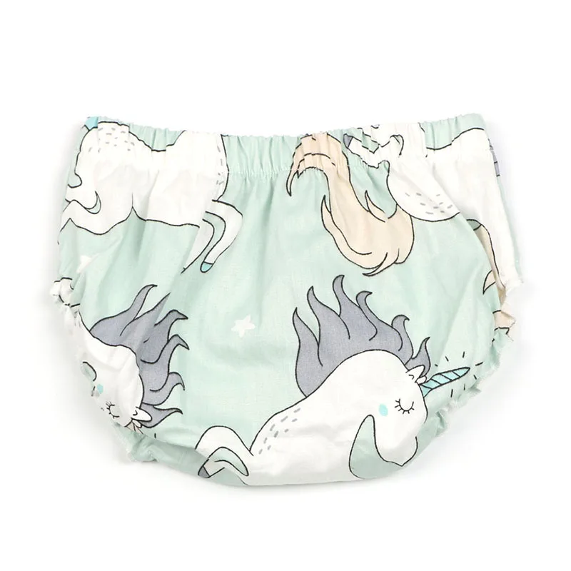 Summer Unicorn Print Newborn Baby Toddler Cotton Bloomers Boys Girls Floral Shorts Infant Panties PP Shorts Baby Shower Gift (3)