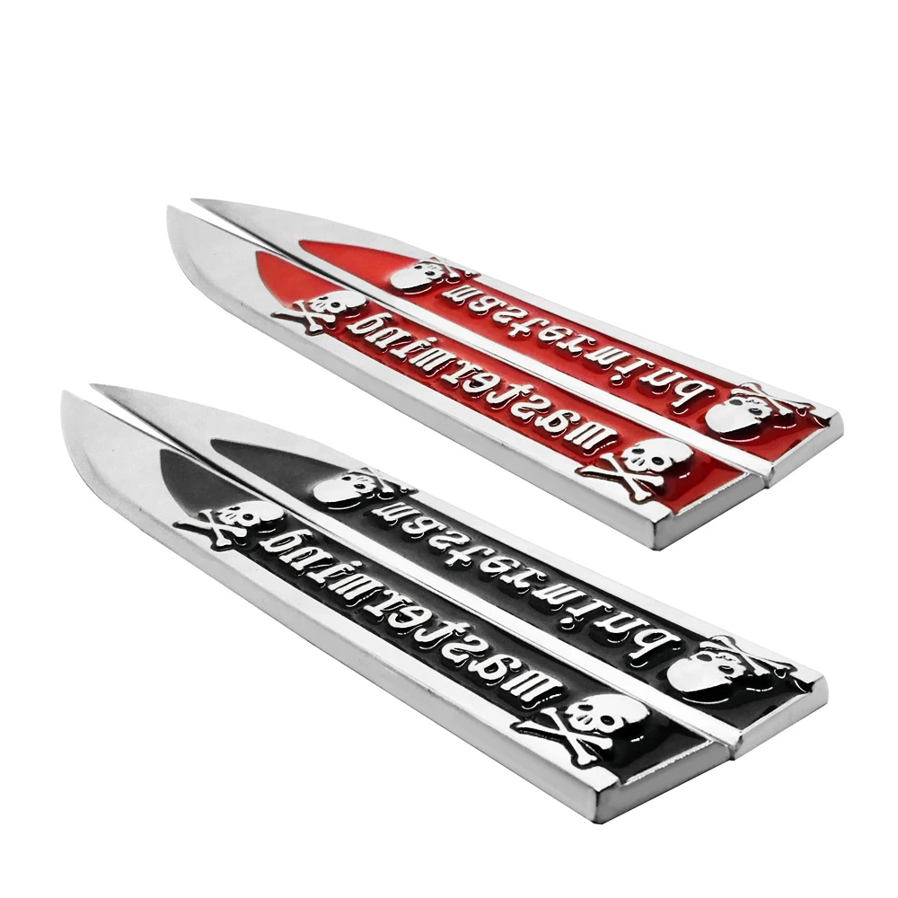 

Auto Accessories Metal Stickers for Mastermind Logo Decal for Lexus Holden Hyundai Jaguar Land Rover Mazda mx3 BMW Renault Kia