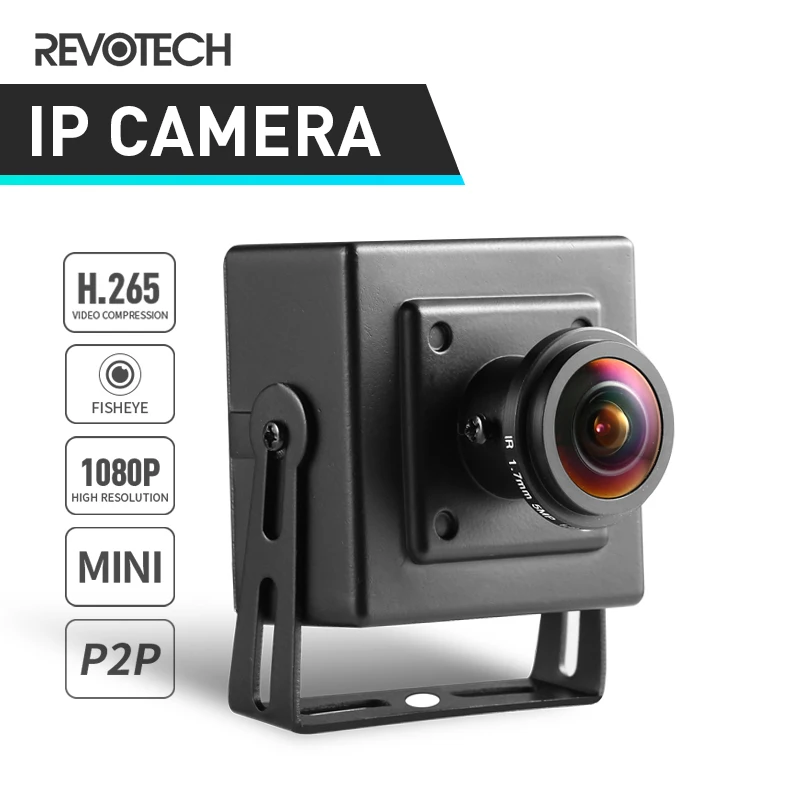 

H.265 Fisheye HD 1920 x 1080P 2.0MP Mini Type Indoor Security IP Camera Metal Camera ONVIF P2P IP CCTV Cam System