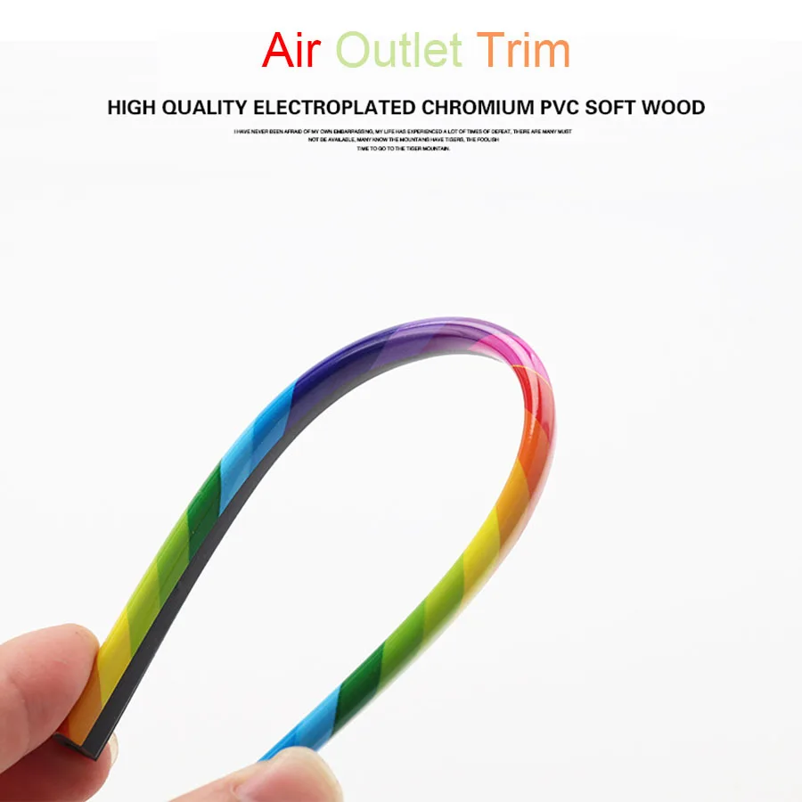VVVIST 10PCS Car-styling Plating Air Outlet Trim 20cm Interior Moulding Strip Air Vent Grille Switch Car Interior Accessories VVVIST 10PCS Car-styling Plating Air Outlet Trim 20cm Interior Moulding Strip Air Vent Grille Switch Car Interior Accessories