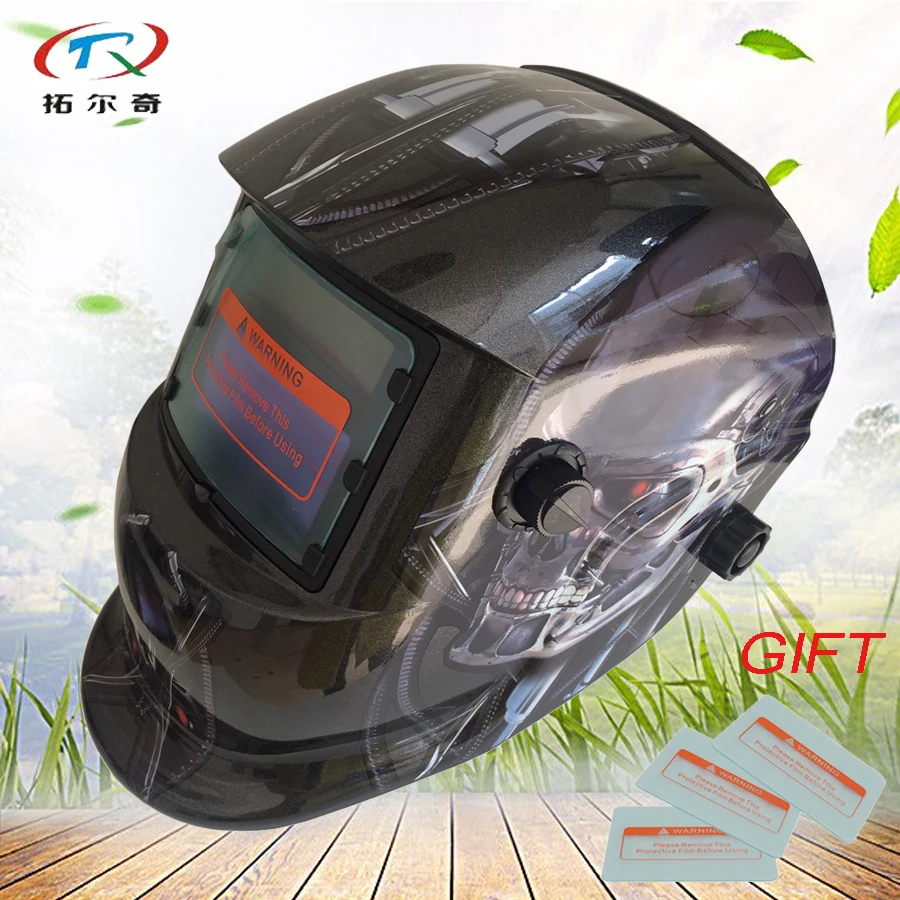 Сварочная маска Mig Arc Tig HD50(2233DE) полуавтоматическая черная для шлифовки сварки на