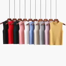 2021 New Summer Women Femme Fashion Casual Tank Knitted Clothes Sleeveless Tops and Blouses 2021 New Summer Women Femme Fashion Casual Tank Knitted Clothes Sleeveless Tops and Blouses