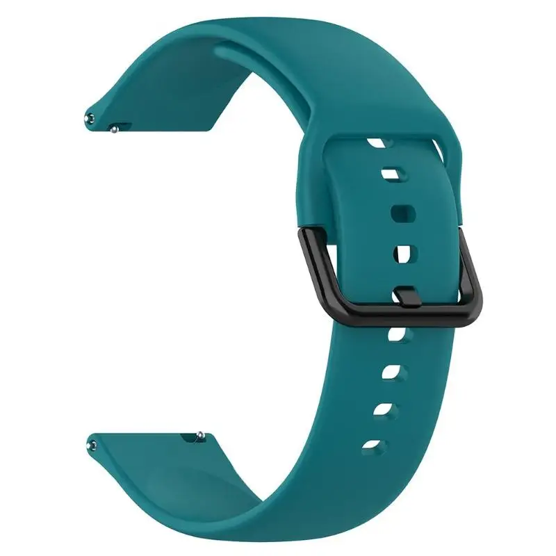 Силиконовый ремешок для наручных часов браслет ремешок для samsung Galaxy часы активное R500 S Frontier классический дизайн черный чистый Цвета