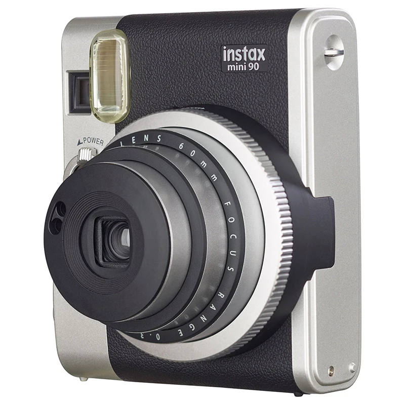 Fujifilm Instax Mini 90 NEO классическая черная мгновенная пленка камера+ Fuji Instax Mini Instant White Edge 80 пленка