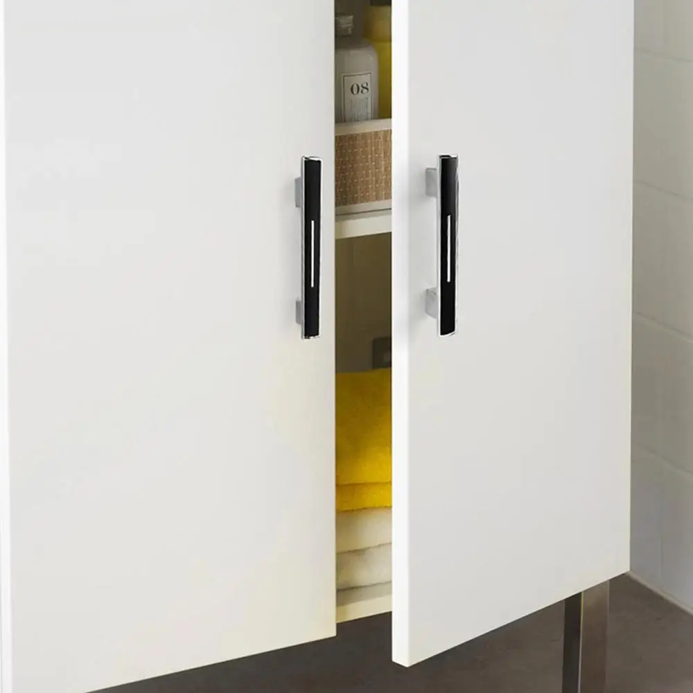 Современный минималистичный дверная ручка черный шкаф дверная ручка белая мебель ящик шкаф с одним отверстием маленькая ручка