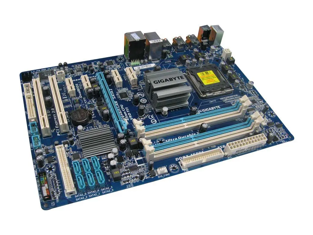 Цена Gigabyte GA EP43T S3L 100% оригинальная материнская плата LGA 775 DDR3 USB2.0 16G P43 EP43T S3L настольная материнская плата SATA II системная плата Б у
