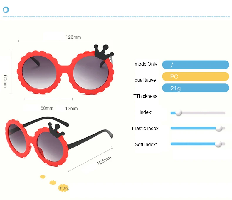 MINIMUM Crown Children Sunglasses Boy Girl Child Sunglasses Light and comfortable Kids Eyewear Anti-UV Fashion Baby Sun glasses1 (2)