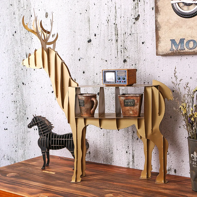 Handmade Creative Figurine Deer Animal Decor Racks