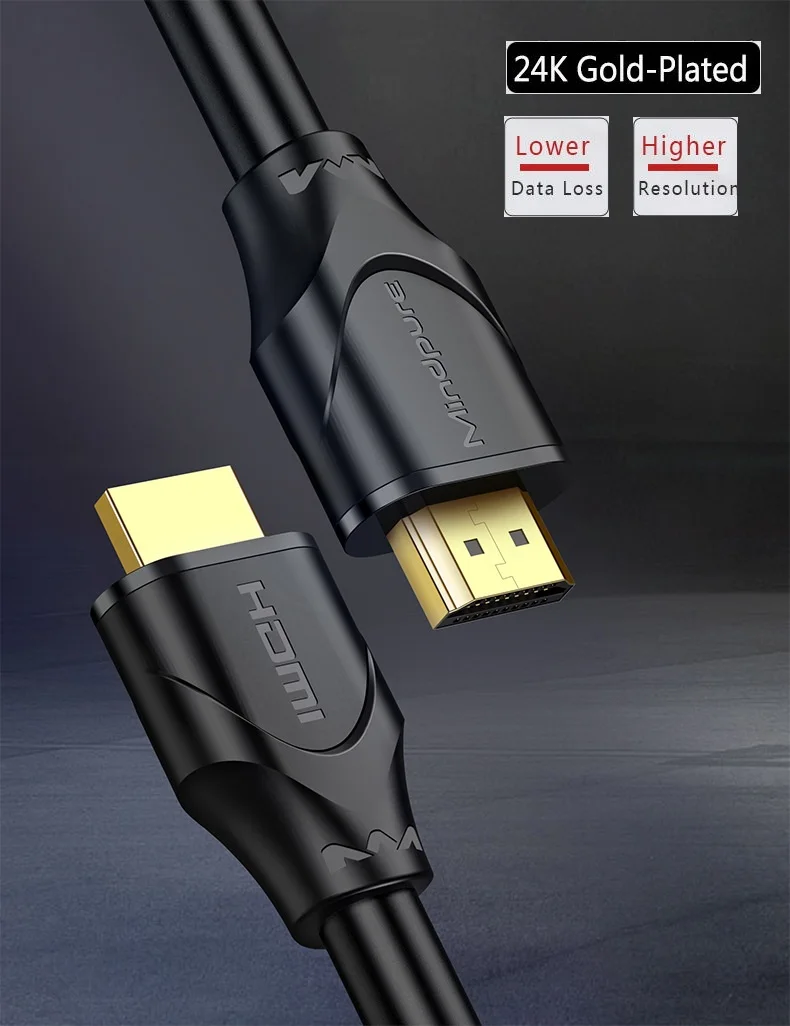 4 K/60Hz HDMI к HDMI 2,0 кабель ПВХ 3D поддержка для ноутбука тв жк-ноутбука PS3 проектор компьютерный кабель