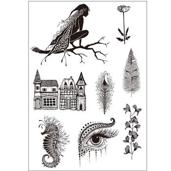 

Fairy Transparent Clear Silicone Stamp/Seal for DIY scrapbooking/photo album Decorative clear stamp sheets