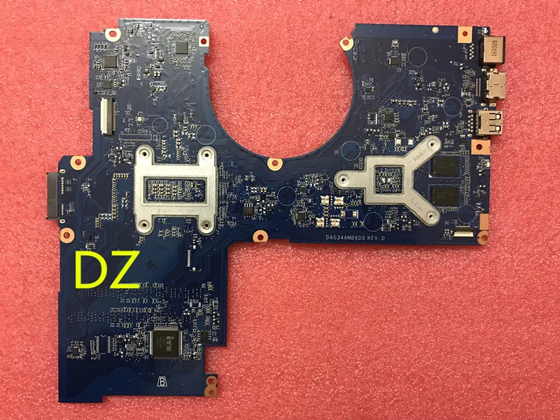901581-001 901581-501 901581-601 для hp 15-AU серийная материнская плата для ноутбука i7-7500 Процессор DAG34AMB6D0 тестирование работы