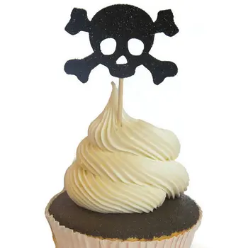 

Pirate Theme cupcake toppers cupcake toppers Food Picks toothpicks wedding bachelorette bridal shower party decorations