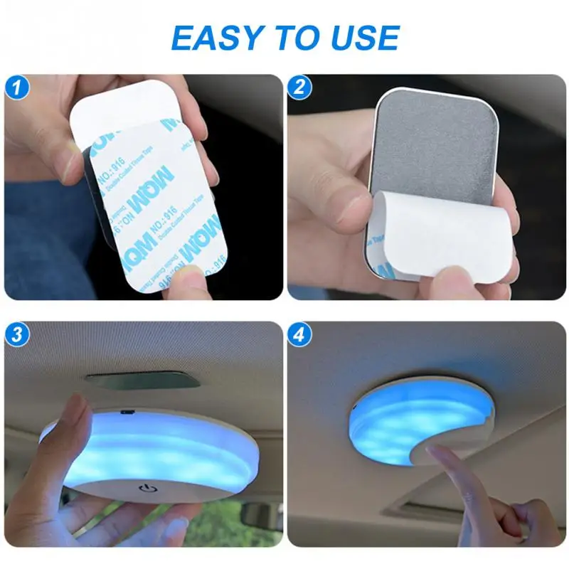 Автомобильная светодиодная перезаряжаемая лампочка с купольной крышей