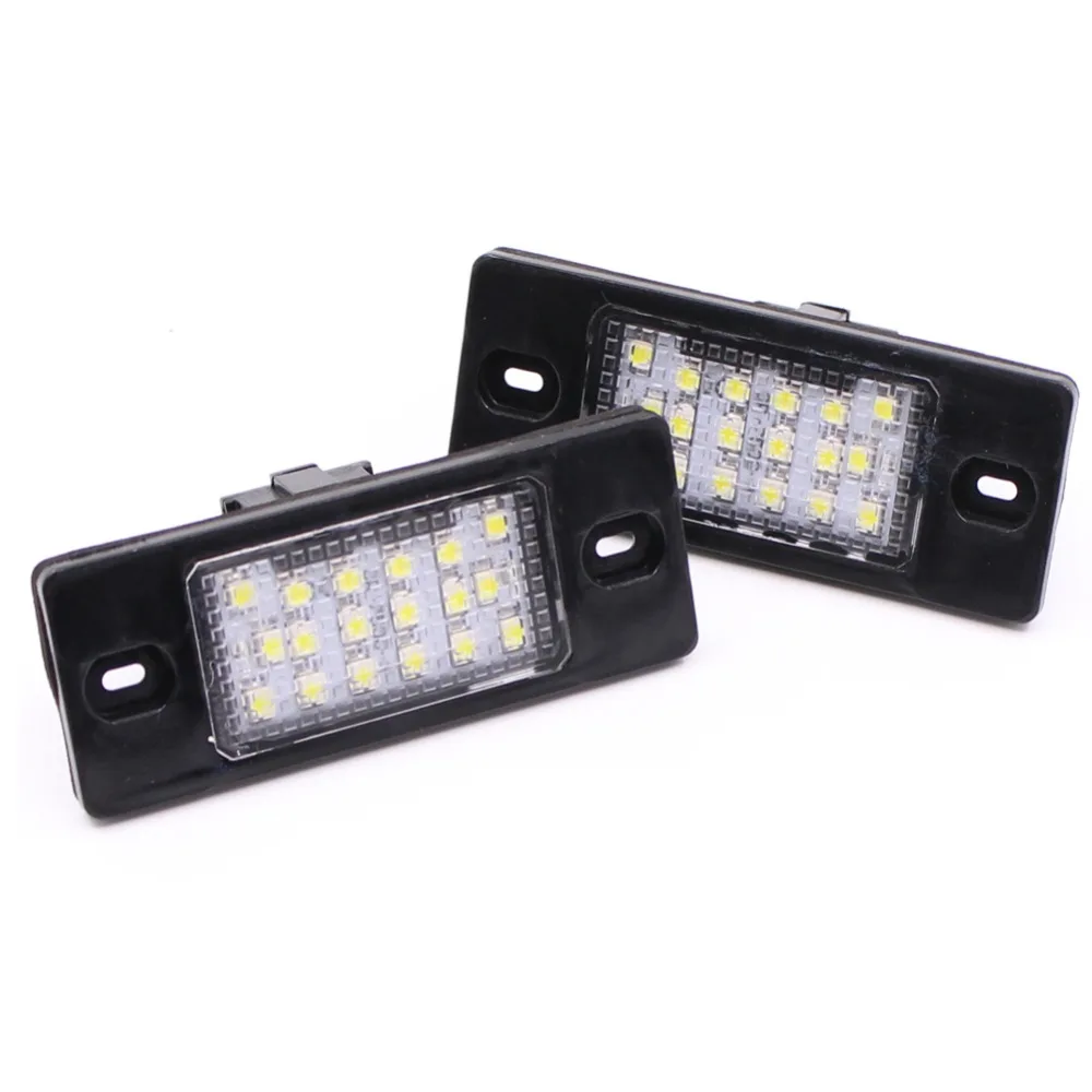 2 шт. 18 SMD светодиодный светильник номерного знака для VW Golf 4 Variant/GOLF5 Variant/Passat B5.5 3BG Variant/Tiguan/Touareg