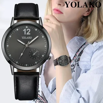 

Women Watches Women's Luxurious Business Leather Belt Watch Simple Mirror Quartz Wristwatch reloj mujer relogio feminino Gift