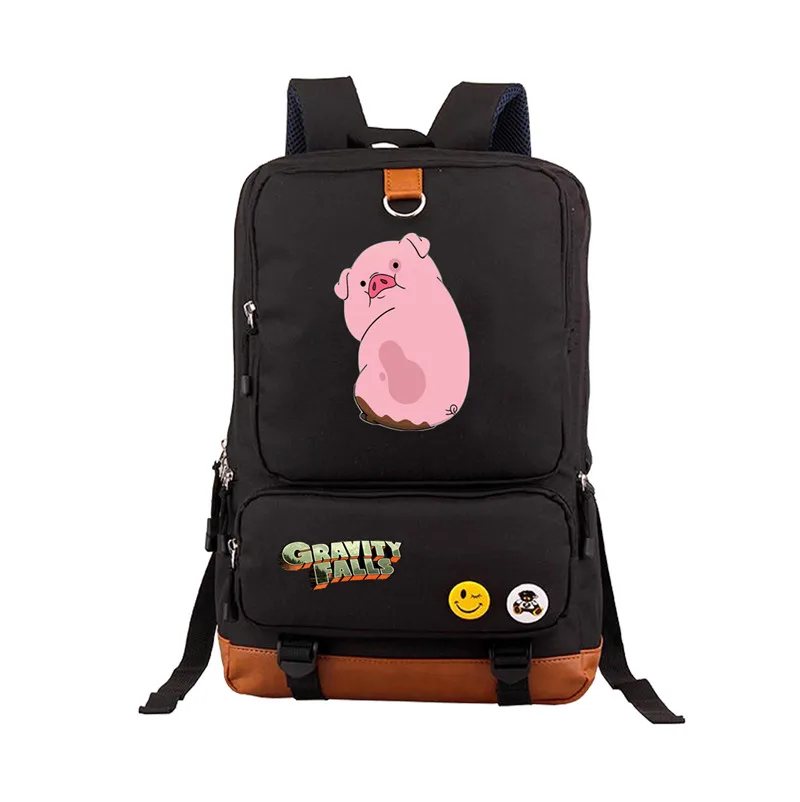 

Hot anime Gravity Falls Backpack women men shoulder bag Teenage Girl Backpacks boy Cosplay Mochila Feminina Laptop Backpack