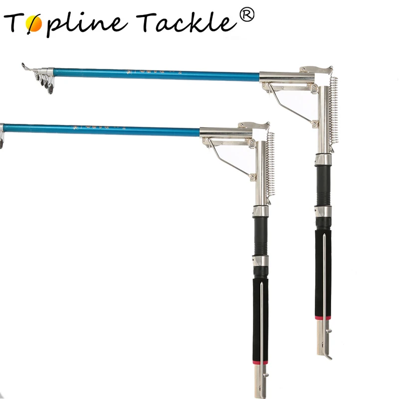 

Topline Tackle Automatic Fishing Rod High Quality Fish Pole 2.1m 2.4m 2.7m Sea River Lake Stainless Steel Spinning Rod