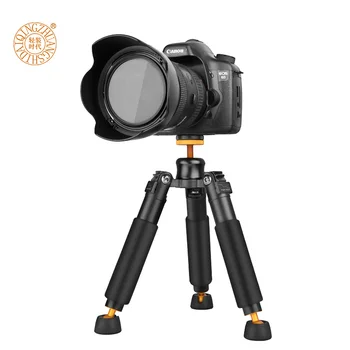 

QZSD Q178 Portable Light Desktop Mini Table Tripod Monopod Base Unipod Support Tripod Stand for DSLR SLR Video Cameras Load 3KG