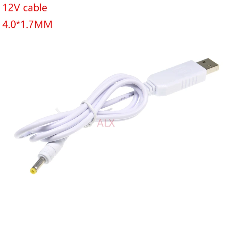 

USB DC 5V to DC 12V Step up Cable Module Converter USB TO DC 4.0*1.7MM MALE PLUG power CABLE 4.0X1.7 4.0X1.7MM Booster wire