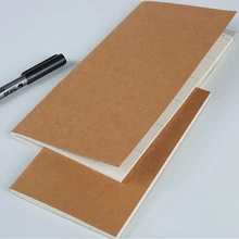 Cute Kawaii Weekly Monthly Planner Book Kraft Paper Cover Travelers Notebook For Kids Office Supplies Free Shipping