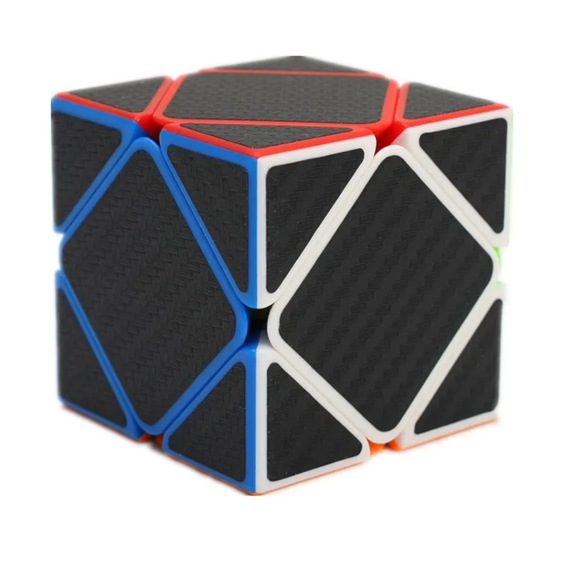 9 видов углеродного волокна стикер Скорость Magic Cube 2x2 3x3 4x4 5x5 Cube детские игрушки-головоломки Дети подарок игрушка молодежи взрослых инструкция кубик рубика