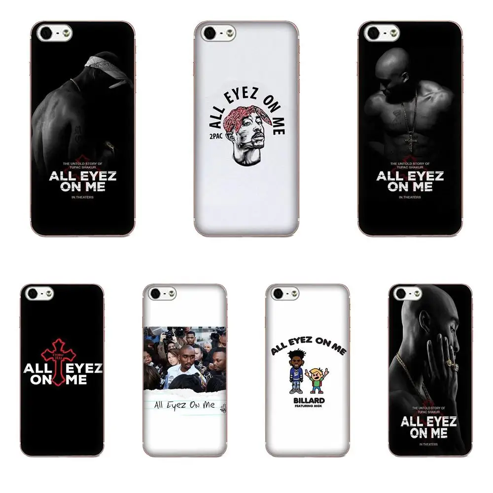 Pattern Phone Case For Xiaomi Redmi Mi Note 7 8 9 SE Pro Lite Go Play All Eyez On Me 2pac Tupac Shakur | Мобильные телефоны и