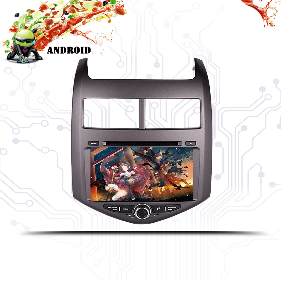 Perfect 3G/4G LTE Navigation Dvd Android 9.0 System Stereo For Chevrolet Aveo Sonic 2011-2013 -18 Car Gps Multimedia Player Radio Audio 3