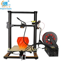 2017 Горячая CREALITY 3D CR-10 3D Принтер DIY Kit Большой Размер Печати 300*300*400 мм Образования Человека нити Алюминиевый Очаг ЖК-Подарок