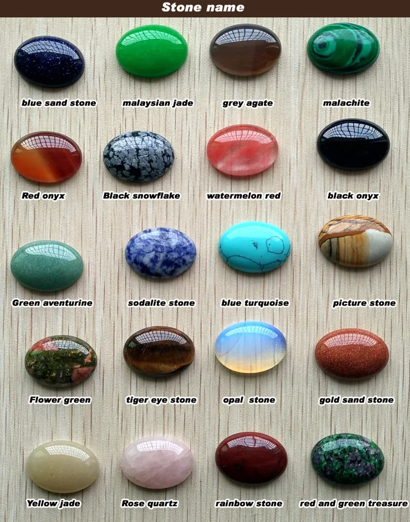 Grânulos de pedra naturais para fazer jóias,