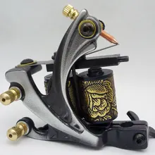 10 шт/лот профессиональная Литая железная для татуировок машина 10 Обертывания Катушки из нержавеющей стали татуировки тела искусства Ружья Катушки машины LPC-ITM-7058-6F