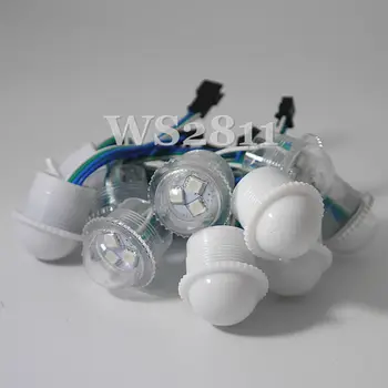 

200Pcs 26MM 3 5050 SMD RGB UCS1903 dc12V UCS1903 Full Color LED Pixel Light IP67 12V
