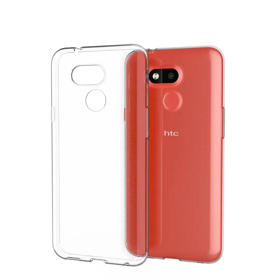 

For HTC Desire 12s Case Ultra Thin Clear Transparent Crystal Soft TPU Silicone Gel Mobile Phone Protection Case Back Cover Shell