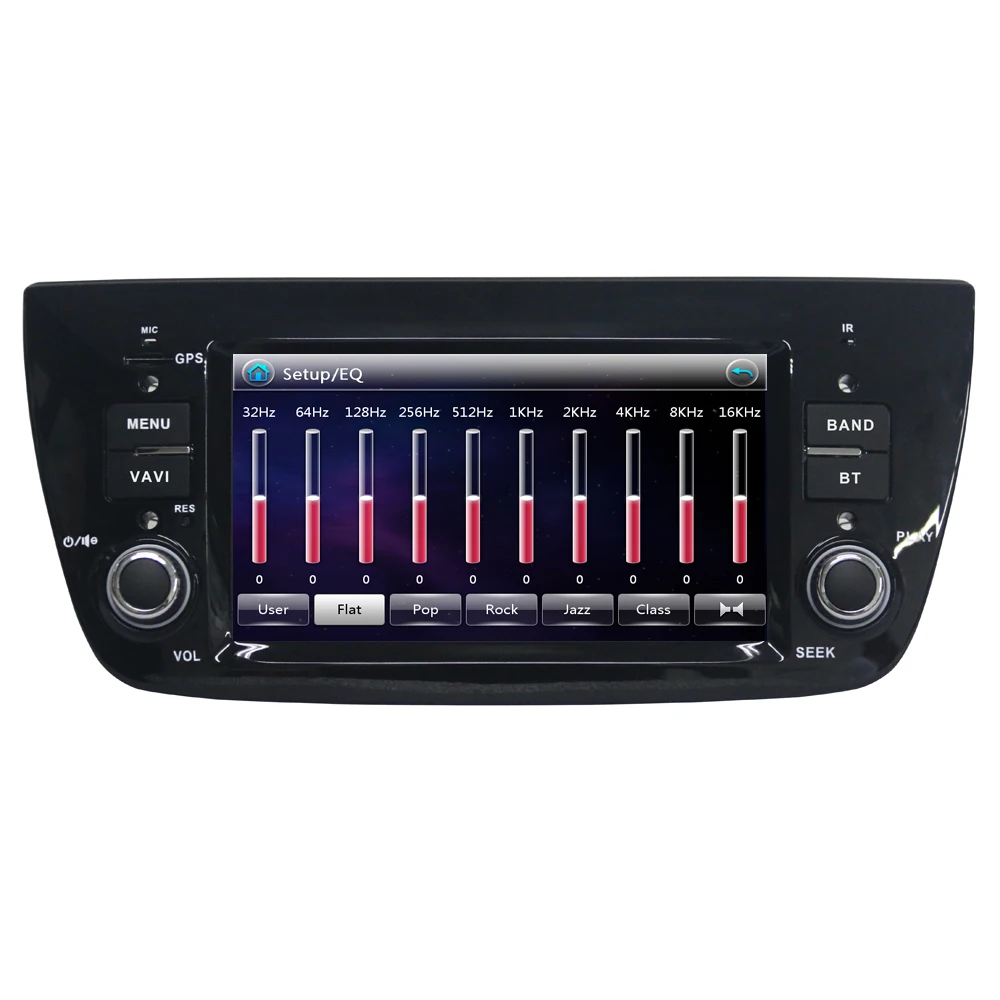 Top New! 6.1 Inch Car DVD Multimedia Player Stereo For Fiat/Doblo With Canbus 3G USB Host Radio GPS Navigation RDS BT 1080P Maps 2