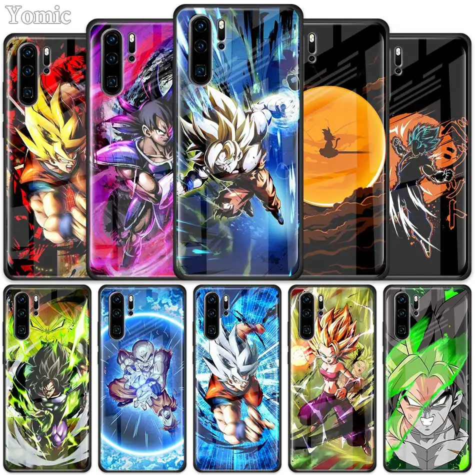 Чехол из закаленного стекла Dragon Ball для huawei P30 Pro P10 P20 P30 Lite mate 10 20 Pro Honor 20 Pro 8X