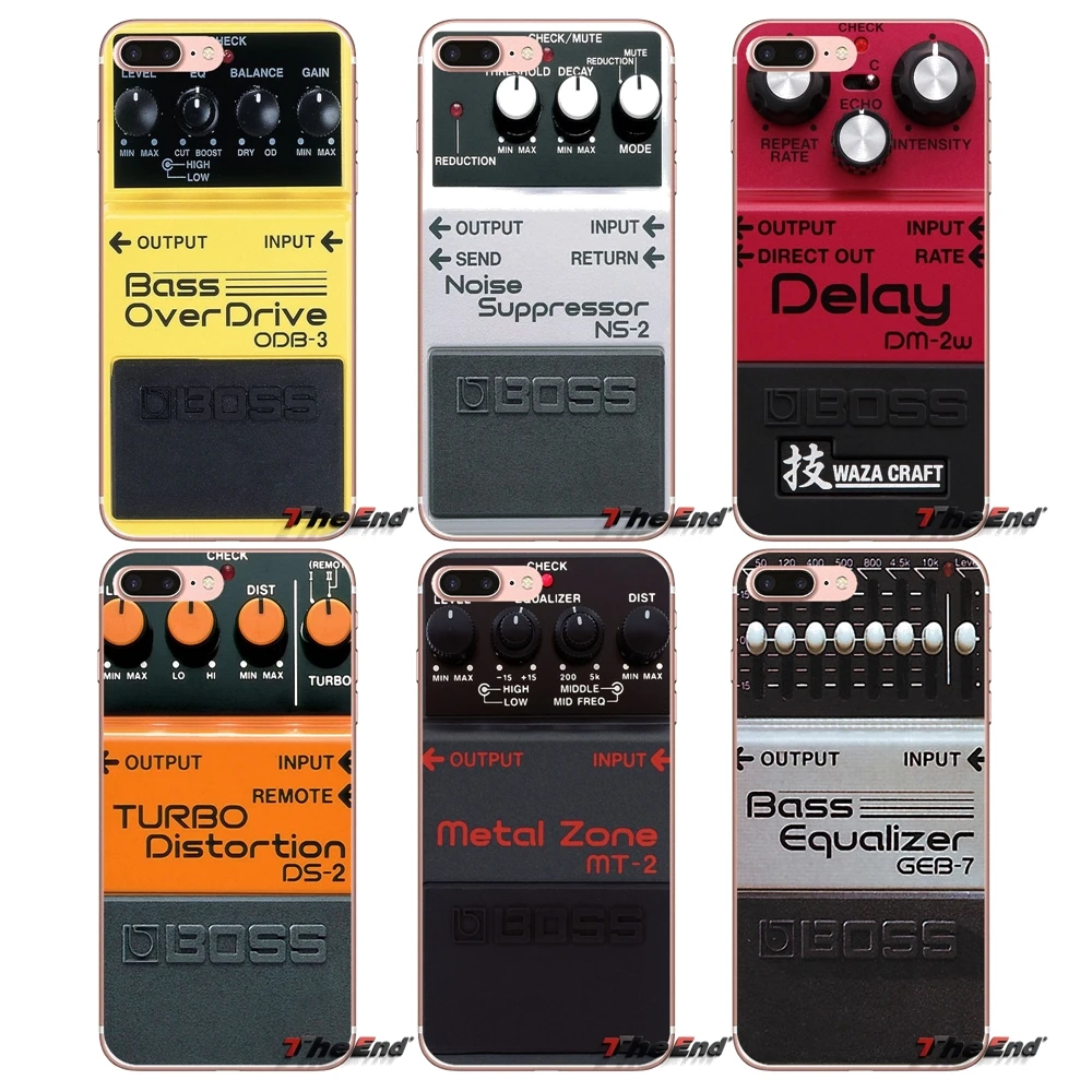 Винтажный чехол-накладка Boss difiion Pedal Pattern для Xiaomi Redmi 4 3 3S Pro Mi3 Mi4 Mi4i Mi4C Mi5 Mi5S Mi Max Note 2 |