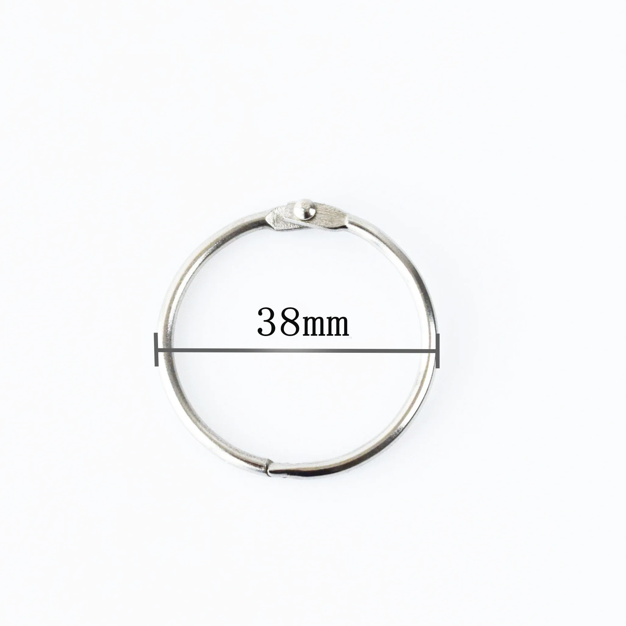 Кольца-скоросшиватели, емкость 1 1/2 дюйма(38 мм), серебряные, кольца 100